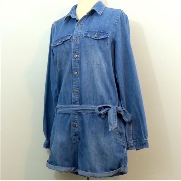 Free People Denim Rompe - Picture 5 of 7